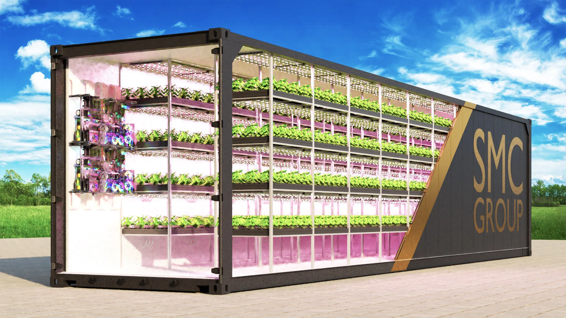 ttfarm bitki yetiştirme konteyneri kapalı alan tarım